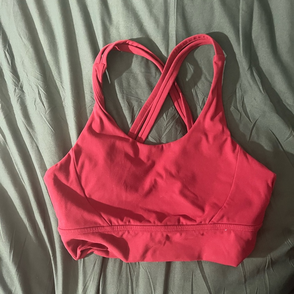 Buffbunny rosa bra and jewel joggers in vineyard red